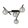 Lampa sufitowa  SMART 4 BLACK/GRAFIT 1104/4 EMIBIG