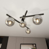 Lampa sufitowa  SMART 4 BLACK/GRAFIT 1104/4 EMIBIG