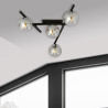 Lampa sufitowa  SMART 4 BLACK/GRAFIT 1104/4 EMIBIG
