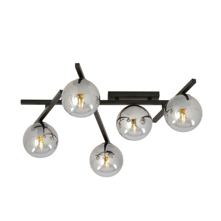 Lampa sufitowa  SMART 5 BLACK/GRAFIT 1104/5 EMIBIG