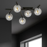 Lampa sufitowa  SMART 5 BLACK/GRAFIT 1104/5 EMIBIG