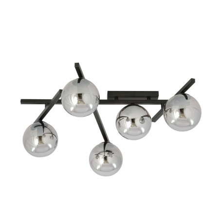 Lampa sufitowa  SMART 5 BLACK/GRAFIT 1104/5 EMIBIG