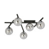 Lampa sufitowa  SMART 5 BLACK/GRAFIT 1104/5 EMIBIG