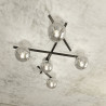 Lampa sufitowa  SMART 5 BLACK/GRAFIT 1104/5 EMIBIG
