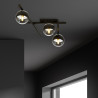 Lampa sufitowa  SMART 3 BLACK/STRIPE 1105/3 EMIBIG