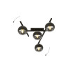 Lampa sufitowa  SMART 4 BLACK/STRIPE 1105/4 EMIBIG