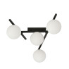 Lampa sufitowa  SMART 4 BLACK/OPAL 1103/4 EMIBIG