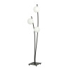Lampa podłogowa HUNTER LP3 BLACK/OPAL  1102/LP3 EMIBIG