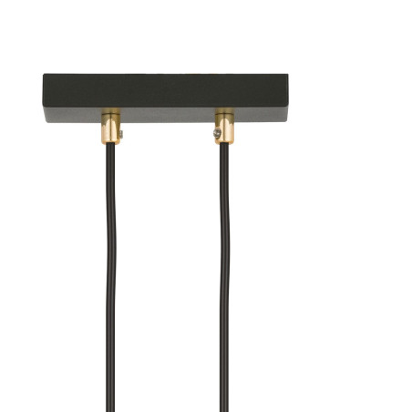 Lampa wisząca GLAM 1 BLACK/OPAL 1112/1 EMIBIG