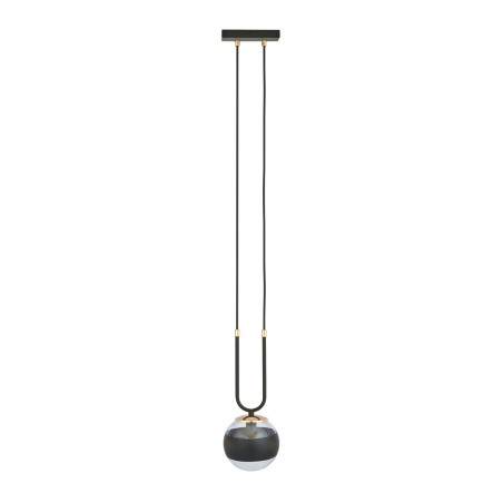 Lampa wisząca GLAM 1 BLACK/STRIPE 1113/1 EMIBIG