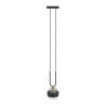 Lampa wisząca GLAM 1 BLACK/STRIPE 1113/1 EMIBIG