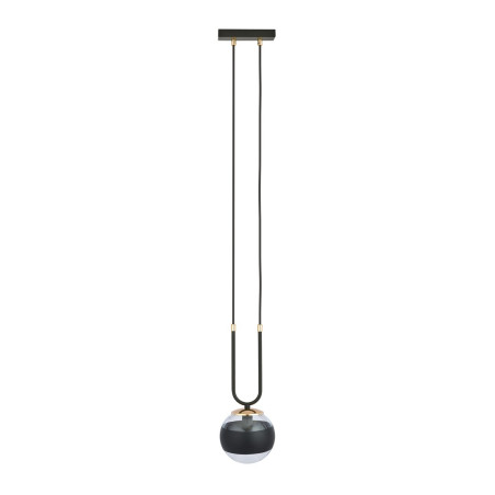 Lampa wisząca GLAM 1 BLACK/STRIPE 1113/1 EMIBIG