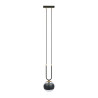Lampa wisząca GLAM 1 BLACK/STRIPE 1113/1 EMIBIG