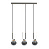 Lampa wisząca GLAM 3 BLACK/STRIPE 1113/3 EMIBIG