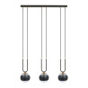 Lampa wisząca GLAM 3 BLACK/STRIPE 1113/3 EMIBIG
