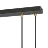 Lampa wisząca GLAM 4 BLACK/STRIPE 1113/4 EMIBIG
