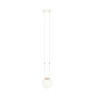 Lampa wisząca GLAM 1 WHITE/OPAL 1115/1 EMIBIG