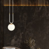 Lampa wisząca GLAM 1 WHITE/OPAL 1115/1 EMIBIG