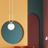 Lampa wisząca GLAM 1 WHITE/OPAL 1115/1 EMIBIG