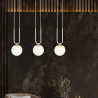 Lampa wisząca GLAM 3 WHITE/OPAL 1115/3 EMIBIG
