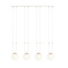 Lampa wisząca GLAM 4 WHITE/OPAL 1115/4 EMIBIG