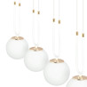 Lampa wisząca GLAM 4 WHITE/OPAL 1115/4 EMIBIG