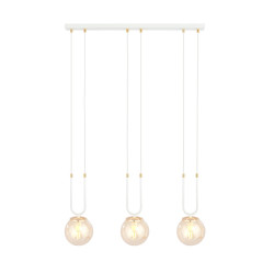 Lampa wisząca GLAM 3 WHITE/MIODOWY 1117/3 EMIBIG
