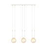 Lampa wisząca GLAM 3 WHITE/MIODOWY 1117/3 EMIBIG