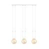 Lampa wisząca GLAM 3 WHITE/MIODOWY 1117/3 EMIBIG