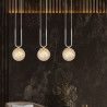 Lampa wisząca GLAM 3 WHITE/MIODOWY 1117/3 EMIBIG