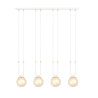 Lampa wisząca GLAM 4 WHITE/MIODOWY 1117/4 EMIBIG