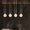 Lampa wisząca GLAM 4 WHITE/MIODOWY 1117/4 EMIBIG