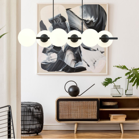 Lampa wisząca RORY 6 OPAL 1205/6 EMIBIG