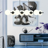 Lampa wisząca RORY 8 OPAL 1205/8 EMIBIG