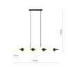 Lampa wisząca RORY 8 OPAL 1205/8 EMIBIG