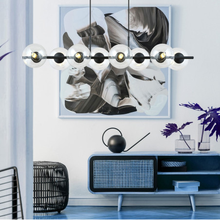 Lampa wisząca RORY 8 TRANSPARENT 1206/8 EMIBIG