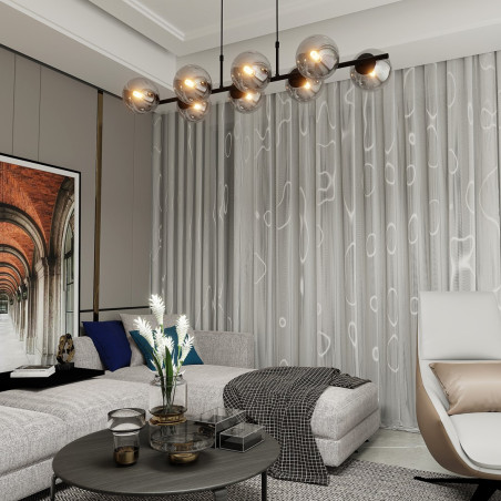 Lampa wisząca RORY 8 GRAFIT 1207/8 EMIBIG