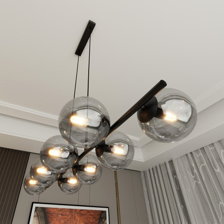 Lampa wisząca RORY 8 GRAFIT 1207/8 EMIBIG