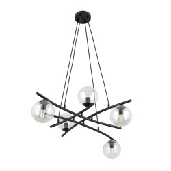 Lampa wisząca ESSA 5 TRANSPARENT 1202/5 EMIBIG
