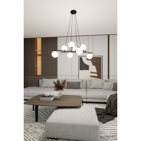 Lampa wisząca ESSA 8 OPAL 1201/8 EMIBIG
