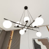 Lampa wisząca ESSA 8 OPAL 1201/8 EMIBIG