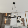 Lampa wisząca ESSA 8 TRANSPARENT 1202/8 EMIBIG