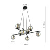 Lampa wisząca ESSA 8 GRAFIT 1203/8 EMIBIG