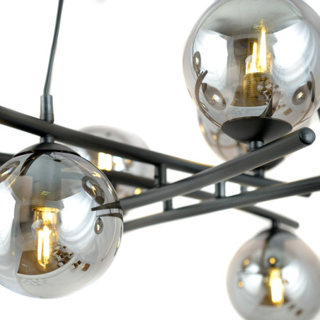 Lampa wisząca ESSA 8 GRAFIT 1203/8 EMIBIG