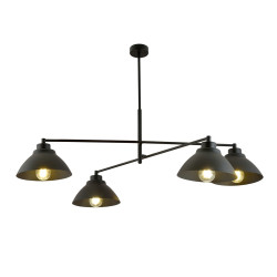 Żyrandol MAVERICK 4 BLACK  1211/4 EMIBIG