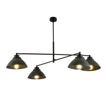 Żyrandol MAVERICK 4 BLACK  1211/4 EMIBIG