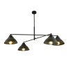 Żyrandol MAVERICK 4 BLACK  1211/4 EMIBIG