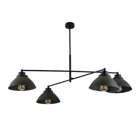 Żyrandol MAVERICK 4 BLACK  1211/4 EMIBIG