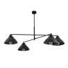 Żyrandol MAVERICK 4 BLACK  1211/4 EMIBIG