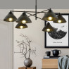 Żyrandol MAVERICK 6 BLACK  1211/6 EMIBIG